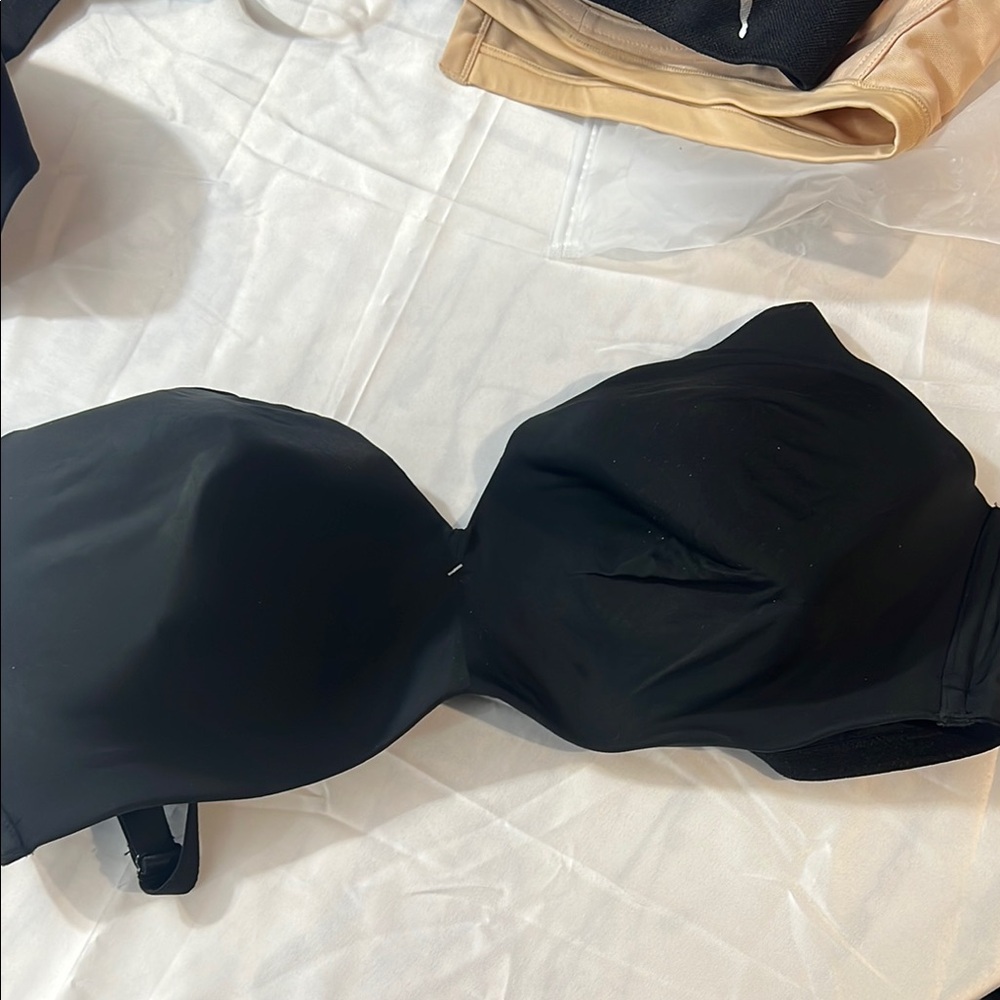George Black Molded Cup Strapless Bra